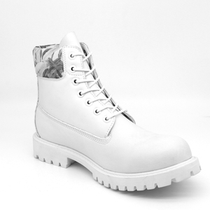 White Miscro Fibre Work Safety Shoe Boot