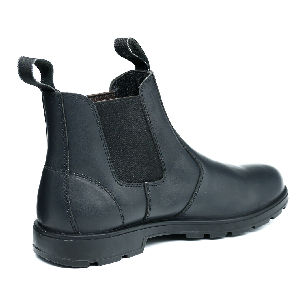 LS-08 Black Elastic Pull Tab Work Safety Boot