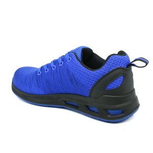 Blue Flyknit Composite Toe Safety Shoes Boots