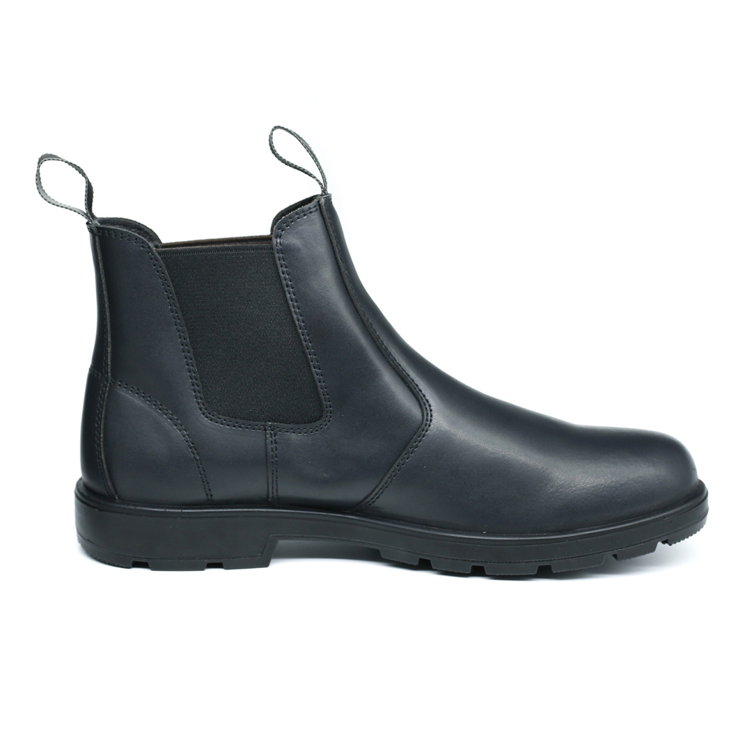 LS-08 Black Elastic Pull Tab Work Safety Boot