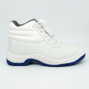 White Hygienic Kitchen Lace up Safety Boots