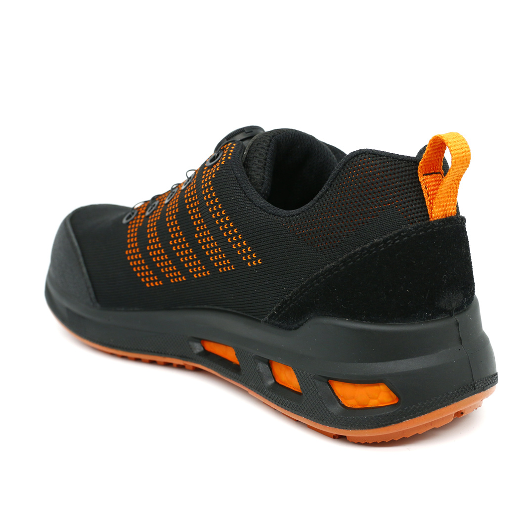 LS-13 Flyknit Boa Lace Composite Toe Anti-Static Puncture Resistant Work Light Sport Safety Shoes