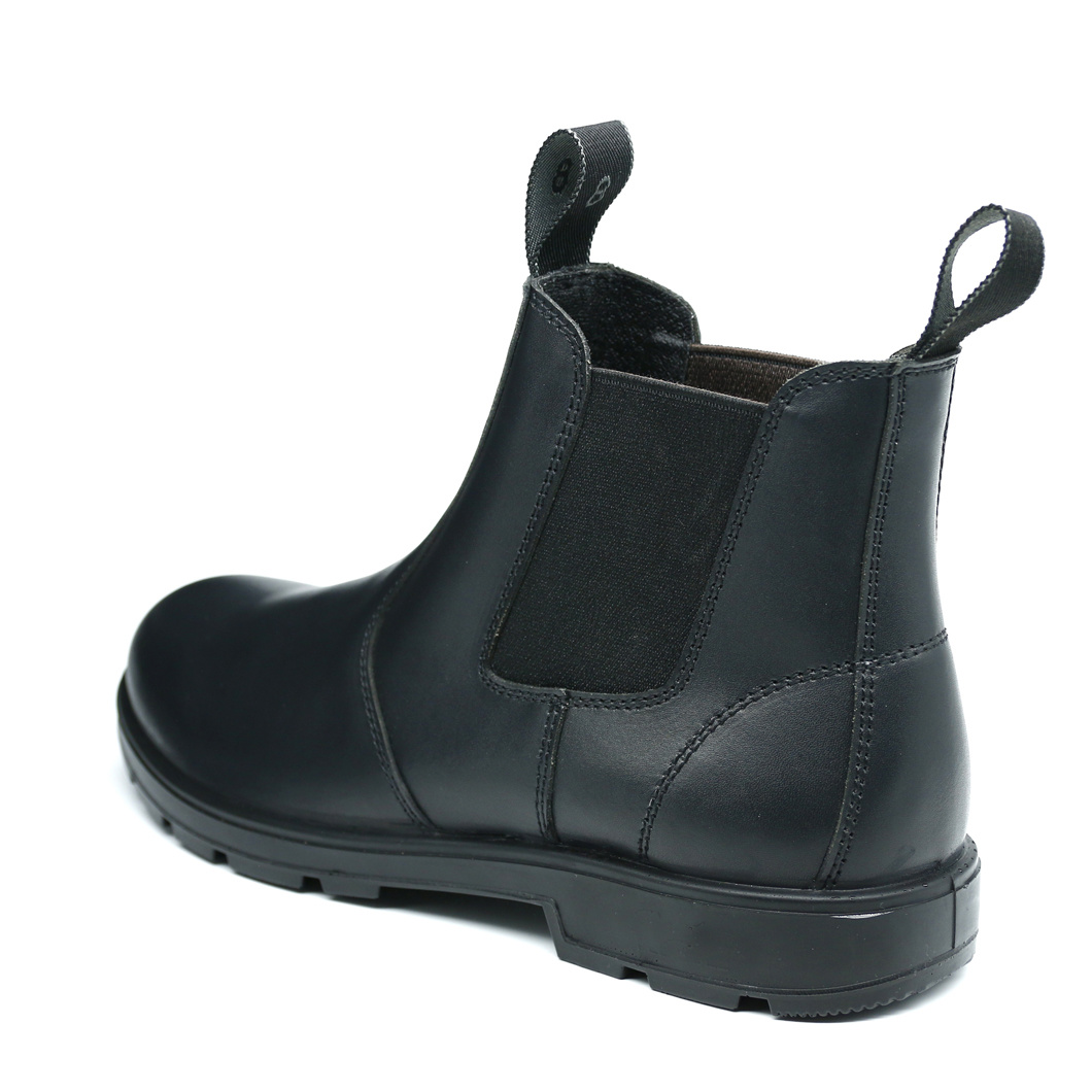 LS-08 Black Elastic Pull Tab Work Safety Boot