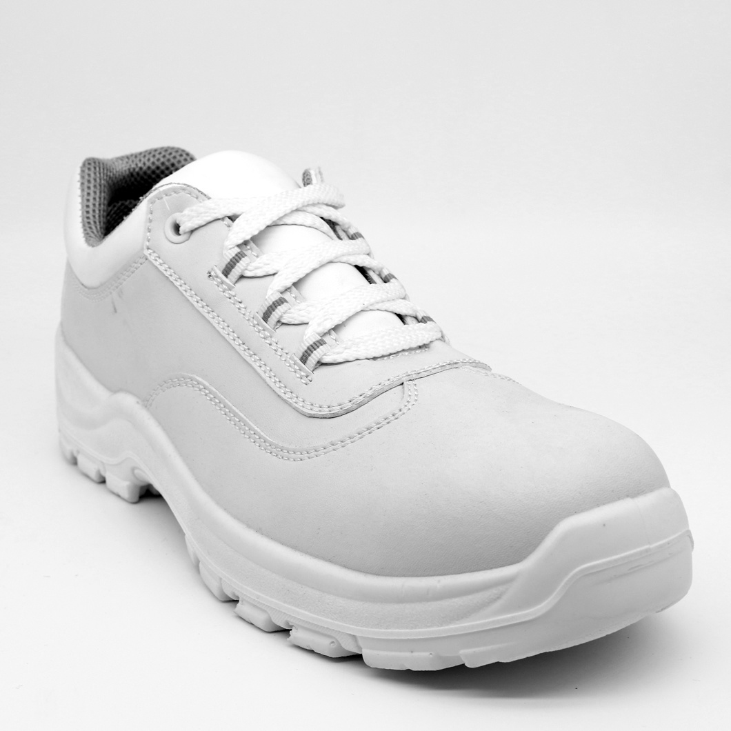 LS-07 White Hygienic Kitchen Safety Shoes Boot