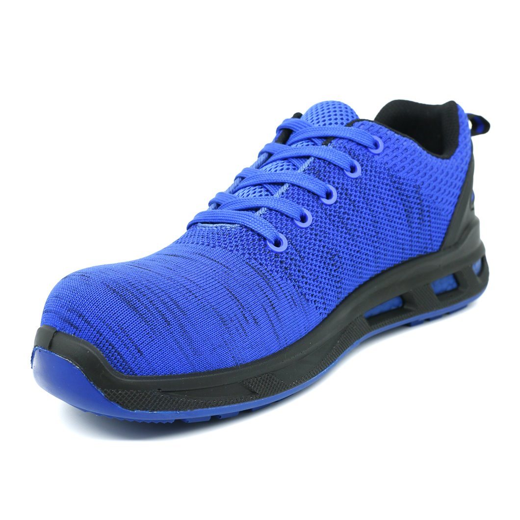 Blue Flyknit Composite Toe Safety Shoes Boots