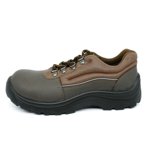 LS-06 Men Brown Split Low Cut Work Safety Boot Shoes