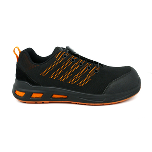 LS-13 Flyknit Boa Lace Composite Toe Anti-Static Puncture Resistant Work Light Sport Safety Shoes