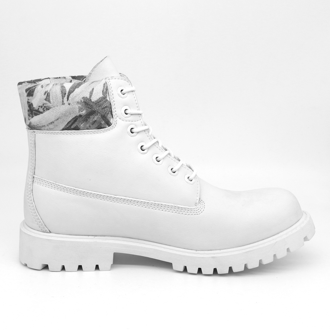 White Miscro Fibre Work Safety Shoe Boot