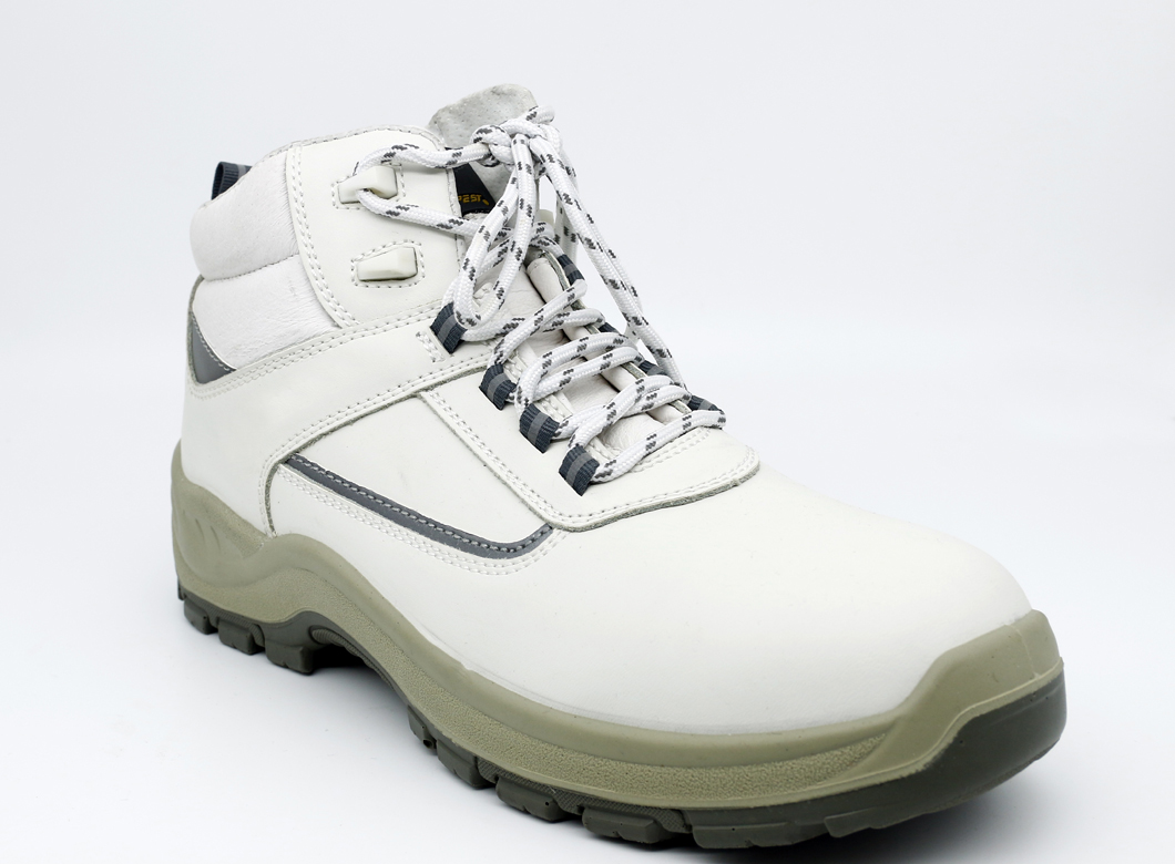 LS-11 White Hygienic Kitchen Safety Shoes Boots