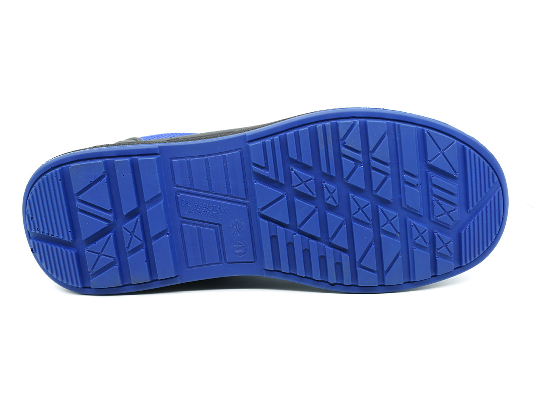 Blue Flyknit Composite Toe Safety Shoes Boots