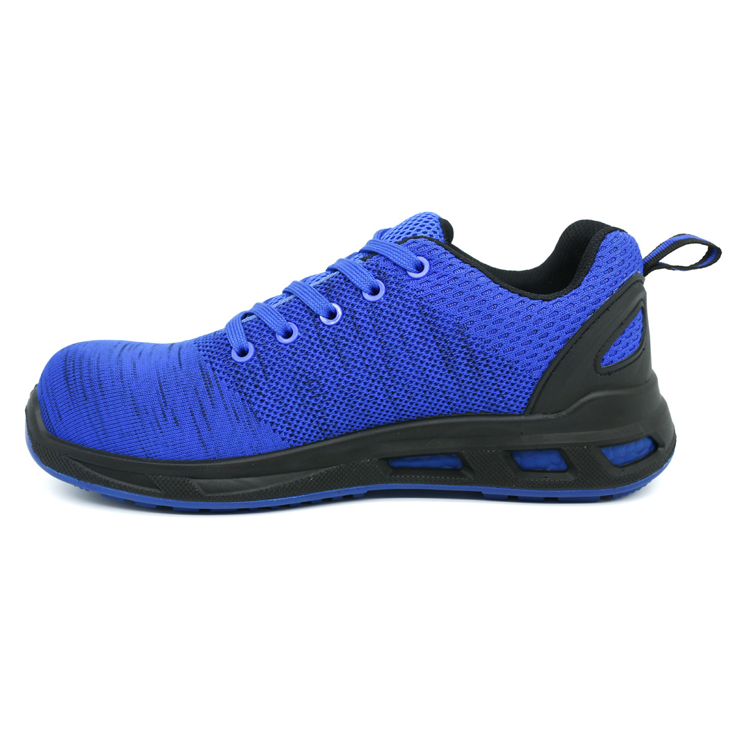 Blue Flyknit Composite Toe Safety Shoes Boots